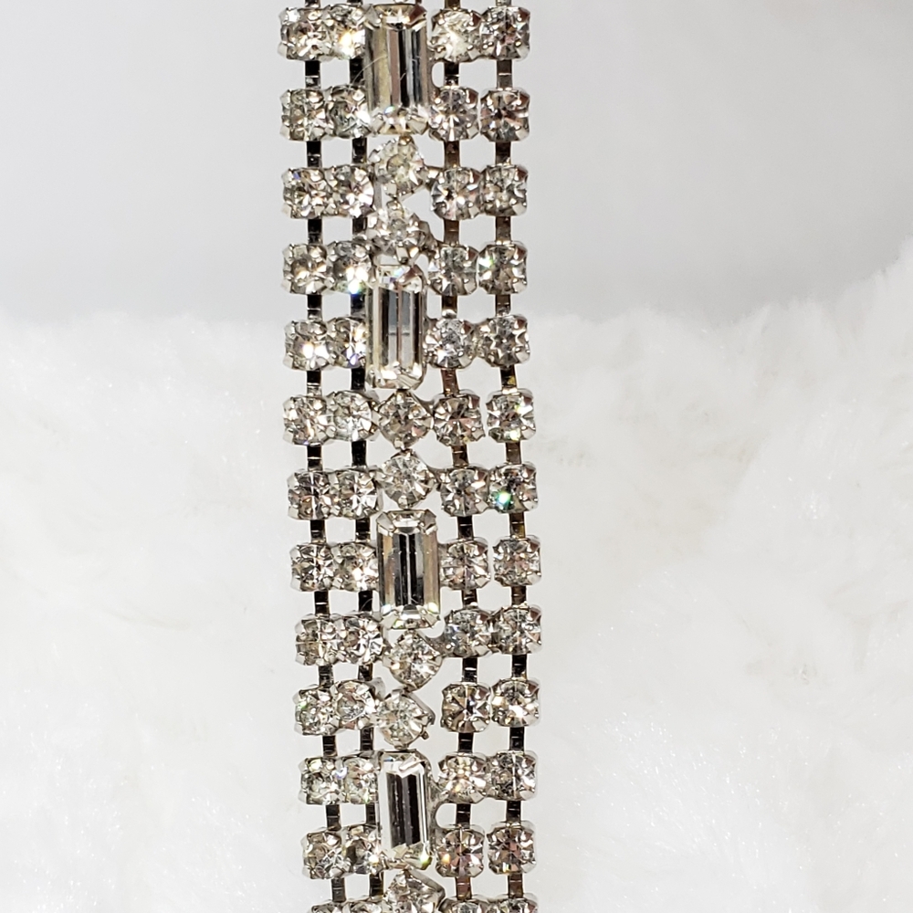 Vintage Rhinestone Bracelet - Picture 4 of 5